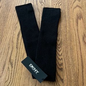 DKNY wool blend fingerless gloves